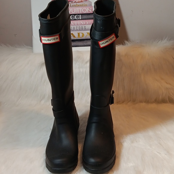 Hunter Shoes - Hunters Women's Original Tall Wellington Boots Sz 6